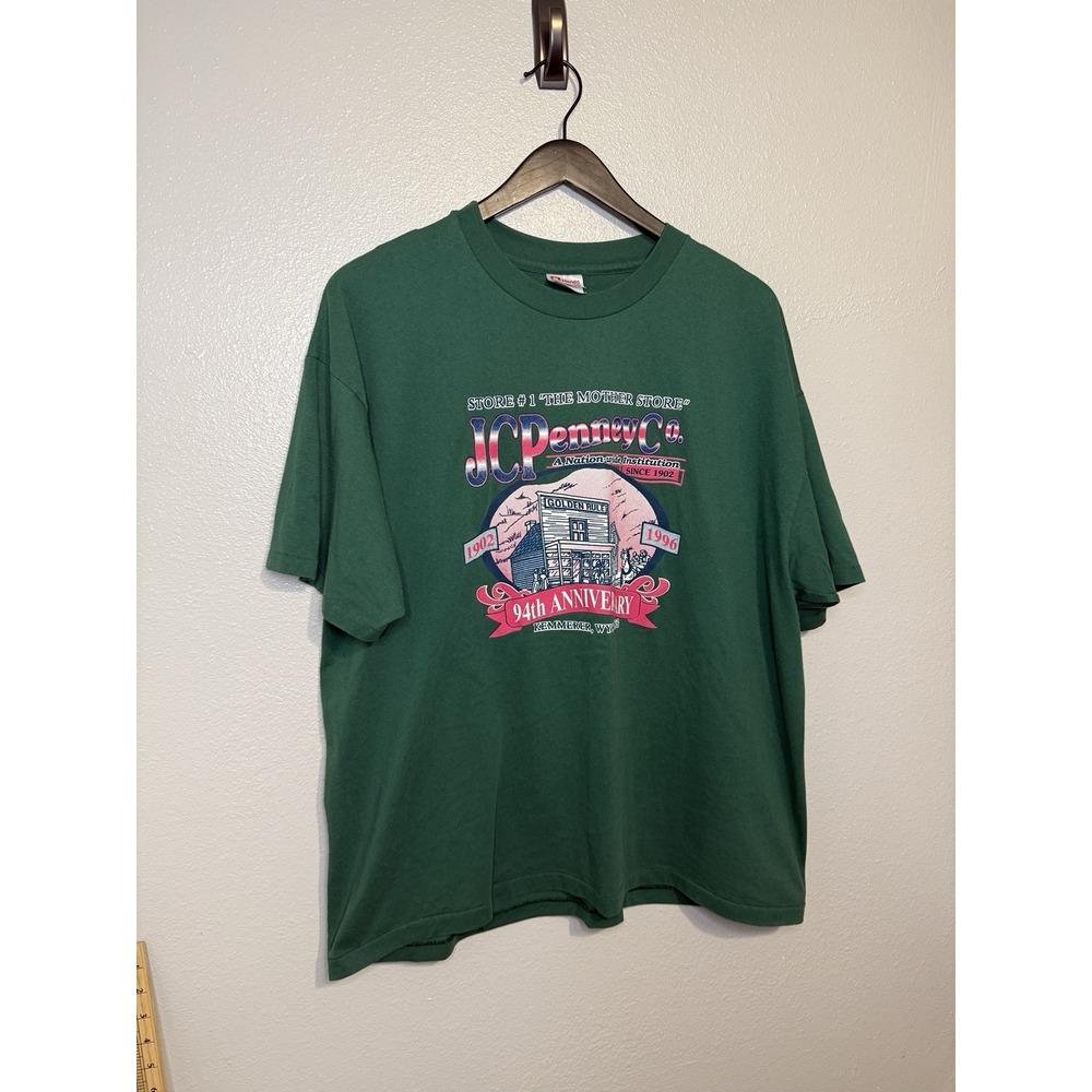 Jcpenny 94th Anniversary Store T shirt‎ Hanes Heavy weight XXL tee Since 1902